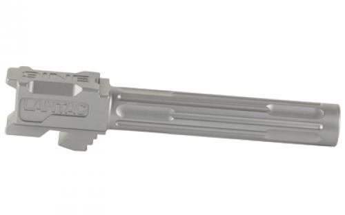 LanTac USA LLC 9INE, Barrel, 9MM, Stainless, 1:10, Fluted, Fits Glock 17 01-GB-G17-NTH-SS