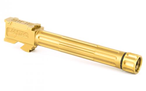 LanTac USA LLC 9INE, Barrel, 9MM, Bronze, Threaded Barrel, 1:10, Fluted, Fits Glock 17 01-GB-G17-TH-BRNZ