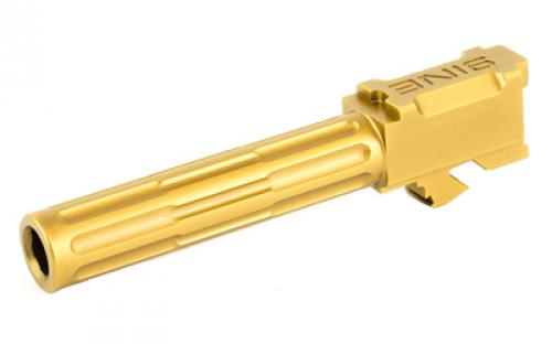 LanTac USA LLC 9INE, Barrel, 9MM, Bronze, 1:10, Fluted, Fits Glock 19 01-GB-G19-NTH-BRNZ