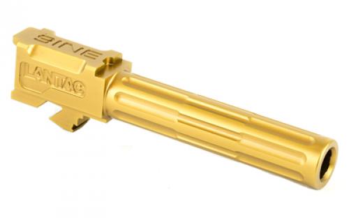 LanTac USA LLC 9INE, Barrel, 9MM, Bronze, 1:10, Fluted, Fits Glock 19 01-GB-G19-NTH-BRNZ