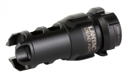 LanTac USA LLC Dragon Muzzle Brake, 300 Blackout, 2.3" Length, Black, 5/8-24 TPI, Fits Dead Air KEYMO Wolfman DGN300B-WM