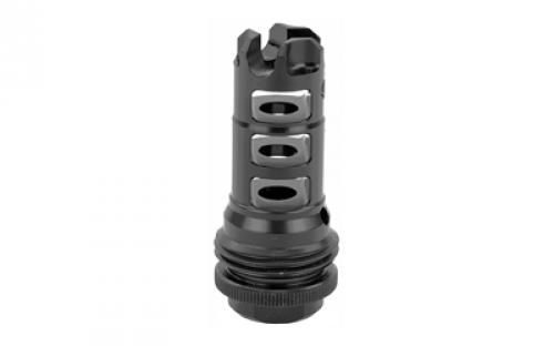 LanTac USA LLC Dragon, QD For SilencerCo ASR Quick Mount System, Muzzle Brake, 223REM, Nitride, Hardened Milspec Steel, AR DGN556B-ASR