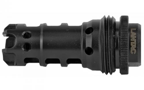 LanTac USA LLC Dragon, QD For SilencerCo ASR Quick Mount System, Muzzle Brake, 223REM, Nitride, Hardened Milspec Steel, AR DGN556B-ASR