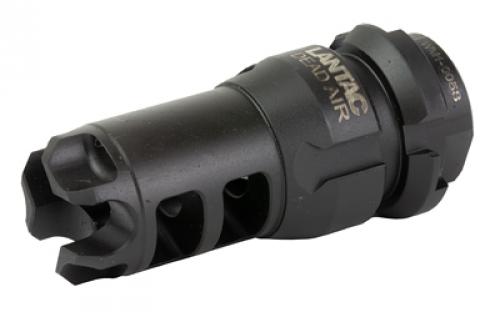 LanTac USA LLC Dragon Muzzle Brake, 223 Remington/556NATO, 2.3" Length, Black, 1/2x28 TPI, Fits Dead Air KEYMO Wolfman DGN556B-WM