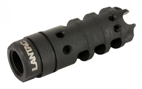 LanTac USA LLC Dragon, Muzzle Brake, 9MM, Fits Sig MPX Pistol Only, Black Nitride Finish, Hardened Milspec Steel, M13.5X1LH Thread Pitch DGN9MMC