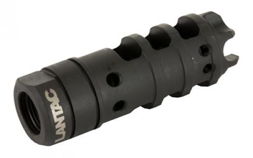 LanTac USA LLC Dragon, Muzzle Brake, 9MM, Black Nitride Finish, Hardened Milspec Steel, 1/2x28 Thread Pitch DGN9MMD