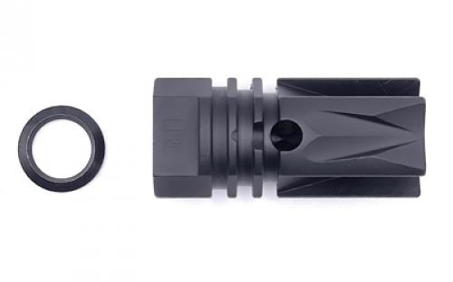LBE Unlimited Flash Hider, 223 Remington/556NATO, 1/2x28 Thread Pattern, Matte Finish, Black ARFH-REV