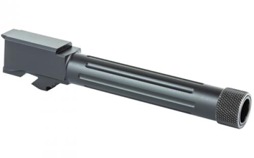 Lone Wolf Distributors AlphaWolf Barrel, 45 ACP, Salt Bath Nitride Coated, Threaded/Fluted, 416R Stainless Steel, .578x28 TPI, For Glk 21, Includes Thread Protector, Made in the USA AW-2145TH