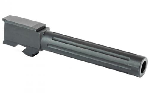 Lone Wolf Distributors AlphaWolf Barrel, 9MM, Salt Bath Nitride Coated, Fluted, 416R Stainless Steel, Conversion to 9mm Stock Length, For Glk 22/31, Made in the USA AW-229N