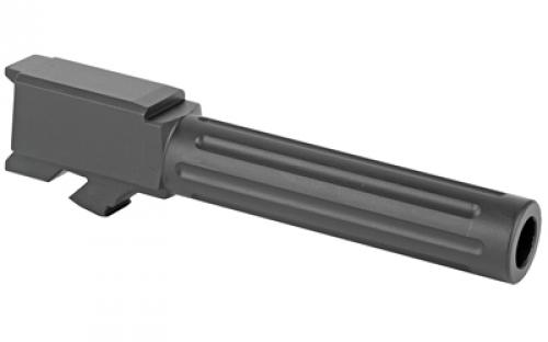 Lone Wolf Distributors AlphaWolf Barrel, 9MM, Salt Bath Nitride Coated, Fluted, 416R Stainless Steel, Conversion to 9mm Stock Length, For Glk 23/32, Made in the USA AW-239N