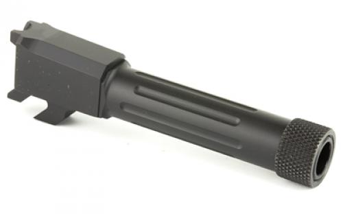 Lone Wolf Distributors AlphaWolf Threaded/Fluted Barrel, 9MM, Salt Bath Nitride Finish, Fits S&W M&P Shield 9 AW-SWS9TH