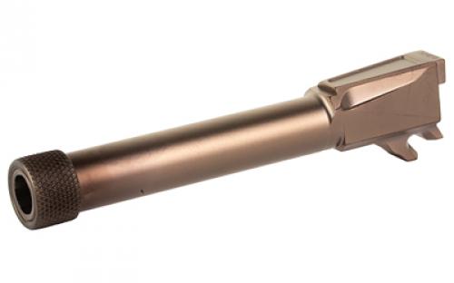 Lone Wolf Distributors Dawn 365XL Barrel, 9MM, 4.4 Threaded Barrel, 1/2X28 Thread Pitch, PVD Finish, Bronze LWD-365XL-ORB-TH
