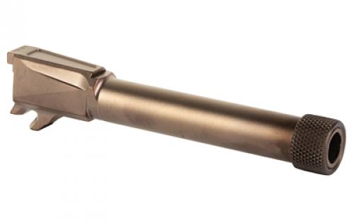 Lone Wolf Distributors Dawn 365XL Barrel, 9MM, 4.4" Threaded Barrel, 1/2X28 Thread Pitch, PVD Finish, Bronze LWD-365XL-ORB-TH