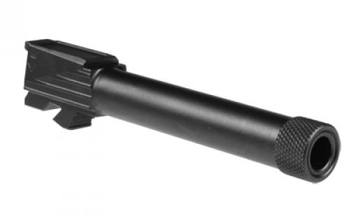 Lone Wolf Distributors Dusk19 Barrel, 9MM, 4.6" Threaded Barrel, 1/2X28 Thread Pitch, For 3rd and 4th Generation Glock 19, PVD Finish, Black LWD-Dk-19TH-Blk