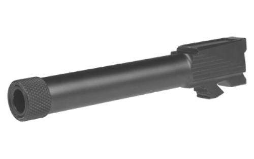 Lone Wolf Distributors Dusk19 Barrel, 9MM, 4.6" Threaded Barrel, 1/2X28 Thread Pitch, For 3rd and 4th Generation Glock 19, PVD Finish, Gray LWD-Dk-19TH-GG