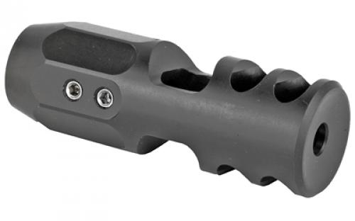Lancer Brake, Tunable Brake/Compensator, Black Nitrided Steel, 1/2 X 28 TPI, 556NATO LNC-223-BK