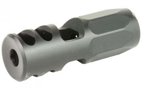 Lancer Brake, Tunable Brake/Compensator, Black Nitrided Steel, 5/8 x 24 TPI, 308 Win LNC-308-BK