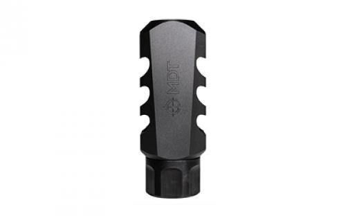 MDT Elite Muzzle Brake, 308 Winchester/6.5 Creedmoor, Nitride Finish, Black, Fits 5/8X24 103516-BLK