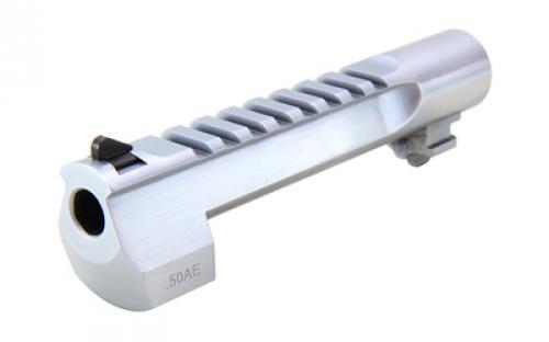 Magnum Research Barrel, .50 Action Express, 6", Picatinny Accessory Rail, Fits Desert Eagle MK XIX 50AE, Brushed Chrome Finish, Silver BAR506BC