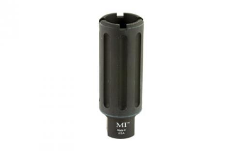 Midwest Industries Blast Can, 1/2X28 TPI, For 5.56/.223 Rifles, Overall Length 3.375, Includes Crush Washer, Black Hardcoat Anodized 6061 Aluminum MI-BC556