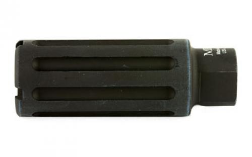 Midwest Industries Blast Can, 1/2X28 TPI, For 5.56/.223 Rifles, Overall Length 3.375", Includes Crush Washer, Black Hardcoat Anodized 6061 Aluminum MI-BC556