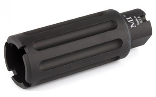 Midwest Industries Blast Can, M14X 1.0 LH TPI, For .30 Caliber AK Rifles, Overall Length 3.375, Includes Crush Washer, Black Hardcoat Anodized 6061 Aluminum MI-BC762X39