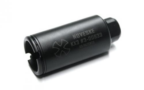 Noveske KX3 Flash Suppressor, 762NATO, 5/8X24, Fits AR Rifles, Black Finish 5000518