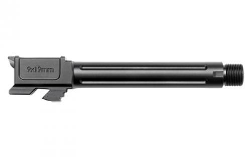 Noveske Barrel, Threaded 1/2x28, 9MM, Black, For Glock 17 Gen 3/4 07000460