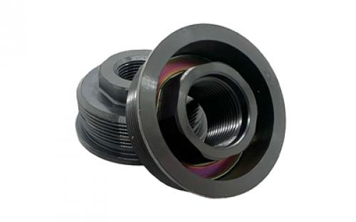 Otter Creek Labs ZR0 DTA, Thread Adapter for 1/2x28 to 1.375X24, PVD Finish, Gray OCL-101