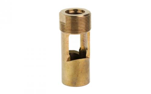 Otter Creek Labs OPS/AE Muzzle Brake, For Use with Ops Inc 12 Model, AEM5 and OCM5 Suppressors, Raw Heat Treat Finish, Gold OCL-402