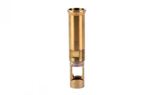 Otter Creek Labs Over the Barrel Muzzle Brake, 1/2X28", For Use with Ops Inc 12 Model, AEM5 and OCM5 Suppressors, Raw Heat Treat Finish, Gold OCL-804