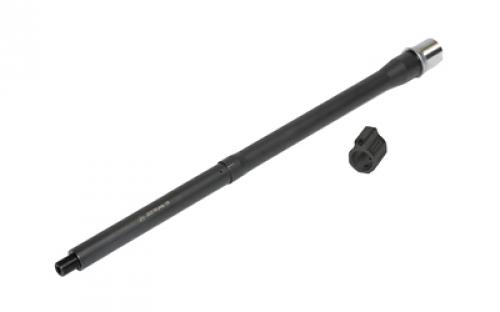 Odin Works Barrel, 223 Wylde, 16.1, Black, Gas Block, Threaded, AR15 B-223-16-ML-TG-BLK