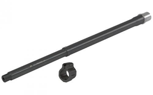 Odin Works Barrel, Fits AR15, 6.5 Grendel, 18, Threaded 5/8-24, DMR Profile, Nitride Finish, Includes Adjustable Gas Block, Black B-6.5-18-INT-TG-BLK