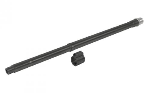 Odin Works Barrel, Fits AR15, 6.5 Grendel, 20, Threaded 5/8-24, DMR Profile, Nitride Finish, Includes Adjustable Gas Block, Black B-6.5-20-R-TG-BLK