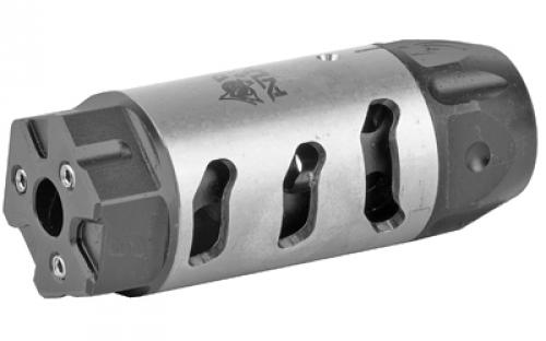Odin Works Atlas 5, Muzzle Brake, 223REM/556NATO, 1/2-28 Threaded, Stainless Steel MB-ATLAS-5