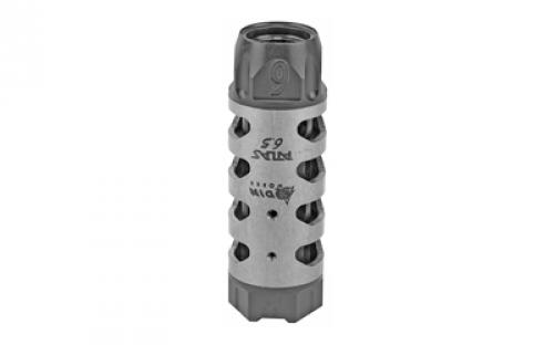 Odin Works Atlas 6.5, Muzzle Brake, 6.5MM or 6MM Calibers, 5/8-24 Threaded, Stainless Steel MB-ATLAS-6.5