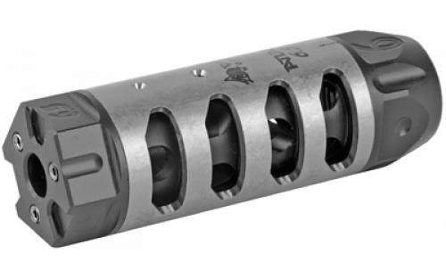 Odin Works Atlas 6.5, Muzzle Brake, 6.5MM or 6MM Calibers, 5/8-24 Threaded, Stainless Steel MB-ATLAS-6.5