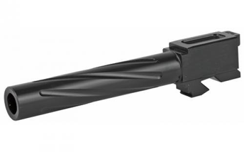 Rival Arms Match Grade Drop-In Barrel, V1, For Gen 3/4 Glock 17, 9MM, 1:10 Twist, Black Physical Vapor Deposition (PVD) Finish RA-RA20G101A