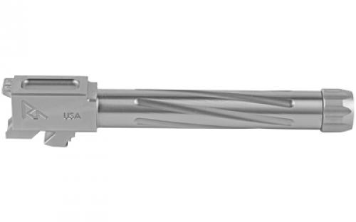 Rival Arms Match Grade Drop-In Barrel, V1, For Gen 5 Glock 17, Threaded 1/2x24, 9MM, 1:10 Twist, CNC Machined 416R Stainless Steel Billet RA-RA20G104D