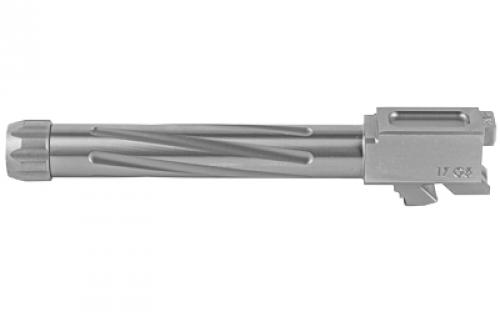 Rival Arms Match Grade Drop-In Barrel, V1, For Gen 5 Glock 17, Threaded 1/2x24, 9MM, 1:10 Twist, CNC Machined 416R Stainless Steel Billet RA-RA20G104D