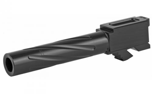 Rival Arms Match Grade Drop-In Barrel, V1, For Gen 3/4 Glock 19, 9MM, 1:10 twist, Black Physical Vapor Deposition (PVD) Finish RA-RA20G201A