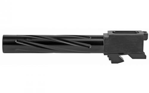 Rival Arms Match Grade Drop-In Barrel, V1, For Gen 3/4 Glock 19, 9MM, 1:10" twist, Black Physical Vapor Deposition (PVD) Finish RA-RA20G201A