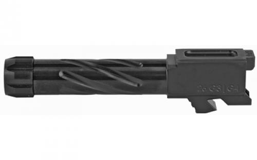 Rival Arms Match Grade Drop-In Threaded Barrel, V1, For Glock 26 Gen3/Gen4, 9MM, 1:10 Twist, Threaded 1/2x24, Black Physical Vapor Deposition (PVD) Finish RA-RA20G602A