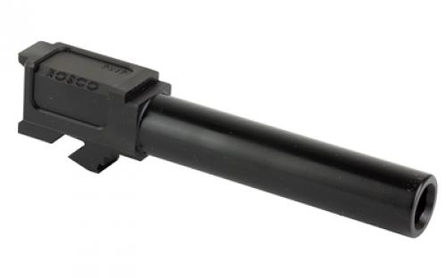 Rosco Manufacturing Bloodline, 9MM, 4 416R Stainless Steel Barrel, 1:10, Melonite Finish, Nitride Black, Fits Glock 19 BL-G19-9MM-M-STD