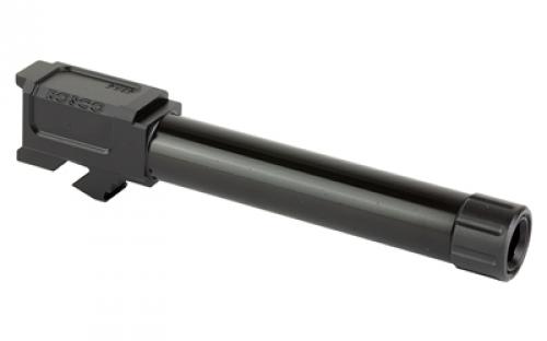 Rosco Manufacturing Bloodline, 9MM, 4.6 416R Stainless Steel Barrel, Threaded, 1/2x28, 1:10, Melonite Finish, Nitride Black, Fits Glock 19 BL-G19-9MM-M-TB