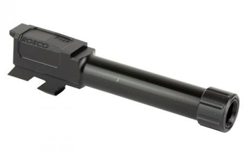 Rosco Manufacturing Bloodline, 9MM, 3.9 416R Stainless Steel Barrel, Threaded, 1/2x28, 1:10, Melonite Finish, Nitride Black, Fits Glock 43X BL-G43-9MM-M-TB