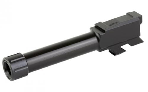 Rosco Manufacturing Bloodline, 9MM, 3.9" 416R Stainless Steel Barrel, Threaded, 1/2x28", 1:10, Melonite Finish, Nitride Black, Fits Glock 43X BL-G43-9MM-M-TB