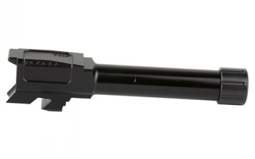Rosco Manufacturing Bloodline, 9MM, 3.9" 416R Stainless Steel Barrel, Threaded, 1/2x28", 1:10, Melonite Finish, Nitride Black, Fits Glock 43X BL-G43-9MM-M-TB