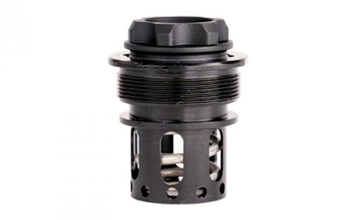 Rugged Suppressors Universal Cage, Muzzle Adapter, 1/2X28, Compatible with Alaskan 360, Matte Finish, Black CAGE002