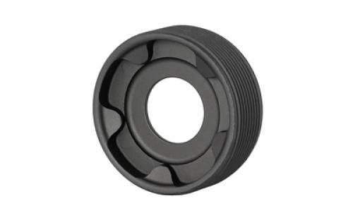 Rugged Suppressors Front Cap, Compatible with Rugged Suppressors, 45 ACP, Matte Finish, Black FC004